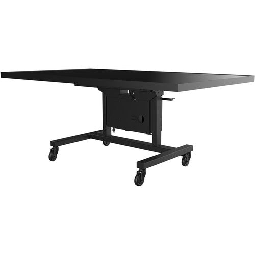 Peerless-AV SR598ML3T SmartMount Motorized Height Adjustable Tabletop Cart for 55 to 80" Interactive Displays