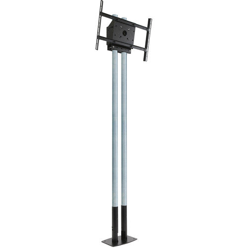 Peerless-AV MOD-FPP2KIT200 Modular Series Dual Pole Free Standing Kit for 46 to 90" Displays (Chrome Poles)