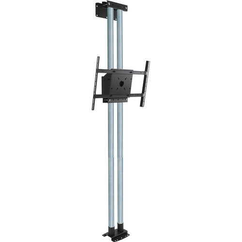 Peerless-AV MOD-FW2KIT300 Modular Series Dual Pole Floor-to-Wall Kit for 46 to 90" Displays (Chrome Poles)