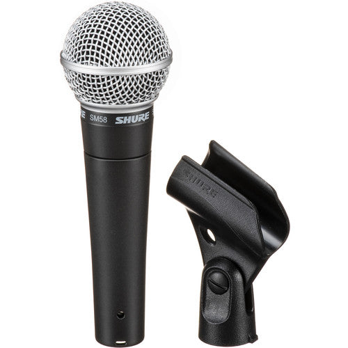 Shure SM58-CN Cardioid Dynamic Vocal Microphone with 25ft XLR Cable