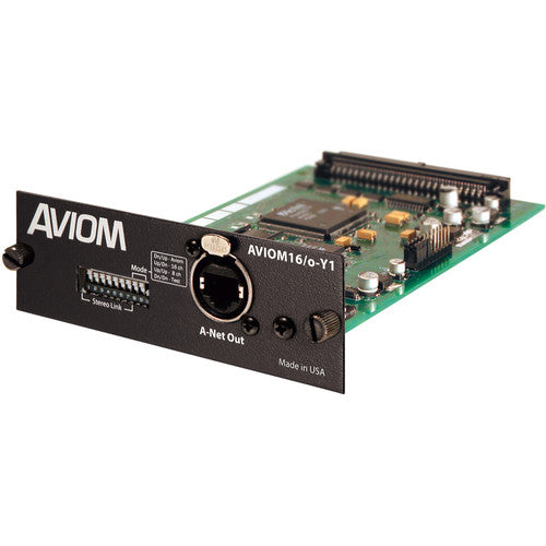 Aviom AVIOM16/O-Y1 16-Channel A-Net ® Card For Yamaha® MY Series Consoles