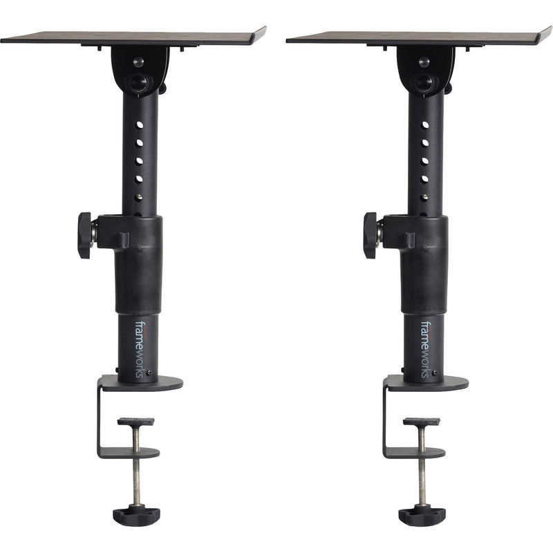 Gator Frameworks Desktop Studio Monitor Clamp-On Stands (Pair)