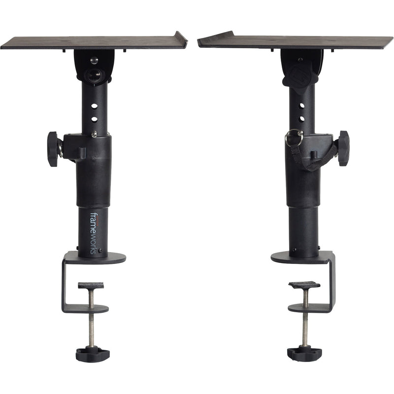 Gator Frameworks Desktop Studio Monitor Clamp-On Stands (Pair)