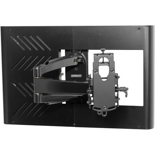 Peerless-AV HA746-STB Hospitality Wall Arm Mount with Set-Top Box Enclosure