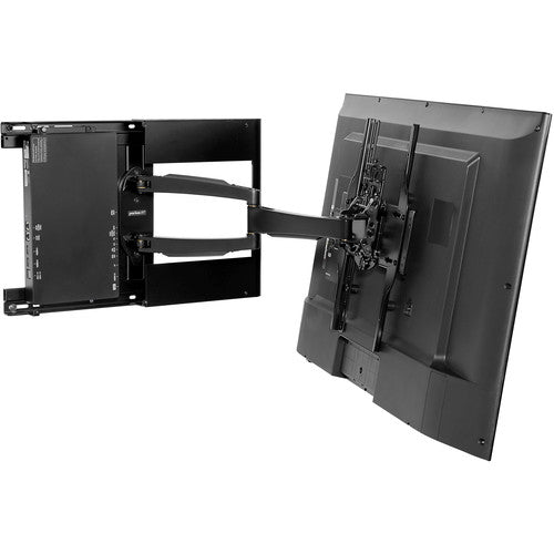 Peerless-AV HA746-STB Hospitality Wall Arm Mount with Set-Top Box Enclosure