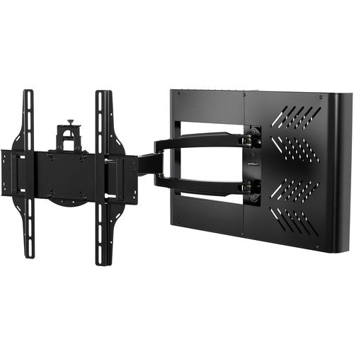 Peerless-AV HA746-STB Hospitality Wall Arm Mount with Set-Top Box Enclosure