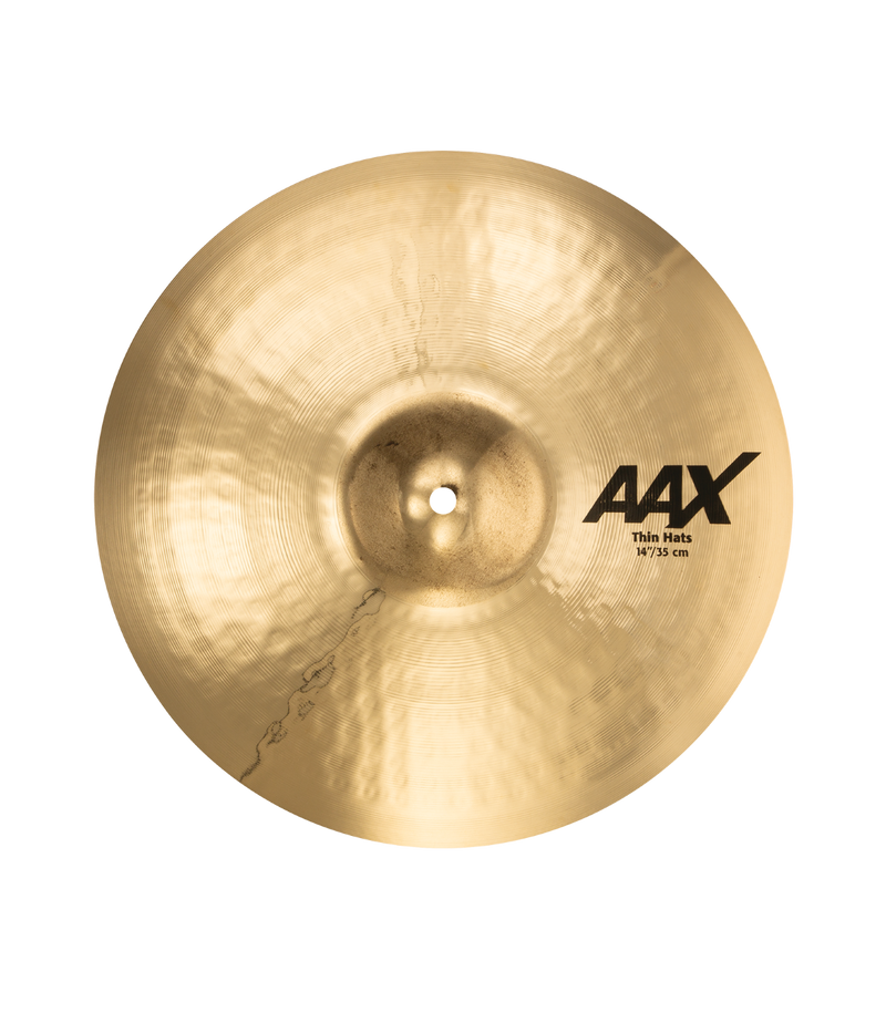 Sabian 21401XC/1B AAX Thin Hi Hat Top Brilliant Finish - 14"