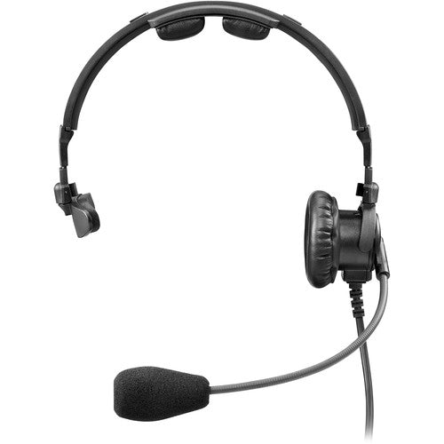 RTS LH-300 Lightweight RTS Single-Sided Broadcast Headset (XLR 4-Pin Female Connector, Dynamic Microphone)