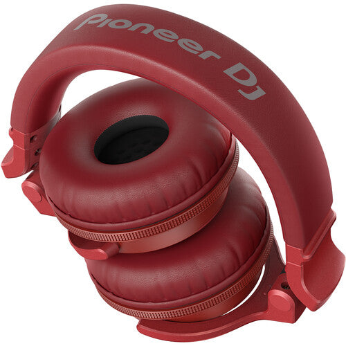 Pioneer DJ HDJ-CUE1BT-R Bluetooth Closed-Back DJ Headphones - Red