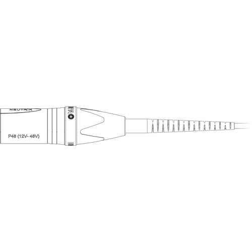 DPA Microphones 4098 CORE Microphone de table supercardioïde avec col de cygne de 17", base et connecteur XLR mâle (noir)