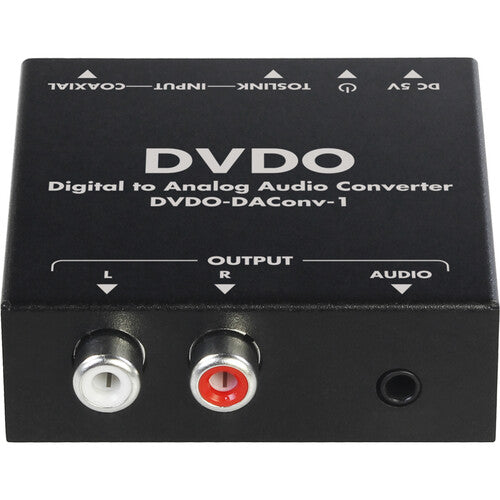 DVDO DACONV-1 Convertisseur numérique vers analogique (entrée coaxiale/TOSLINK vers sortie analogique)