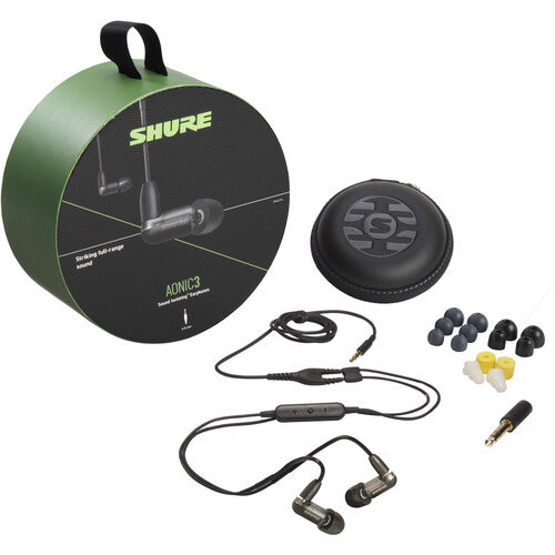 Shure Aicon 3 écouteurs isolants de son filaire (noir)