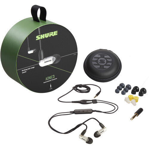Shure Aicon 3 écouteurs isolants de son filaire (blanc)