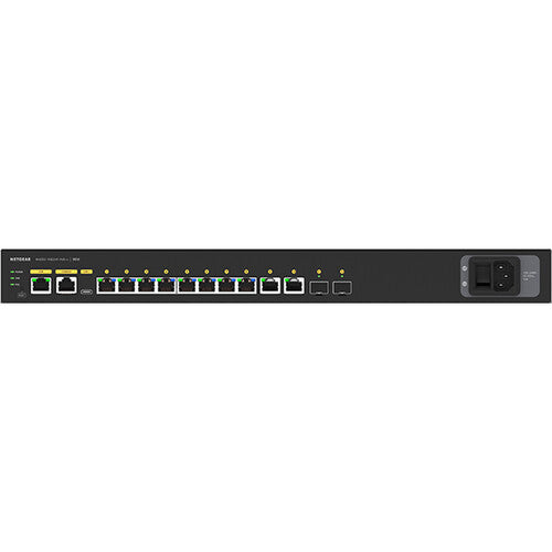Netgear M4250-10G2XF-POE++ Commutateur AV géré Gigabit PoE++ à 8 ports avec SFP+ (720 W)