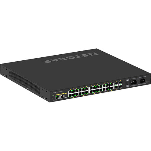 Netgear M4250-26G4F-POE+ Switch réseau géré Gigabit PoE+ 24 ports avec SFP (300 W)