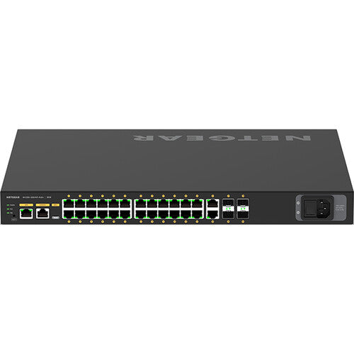 Netgear M4250-26G4XF-POE+ 24-Port Gigabit PoE+ Compliant Managed Network Switch with SFP+ (480W)