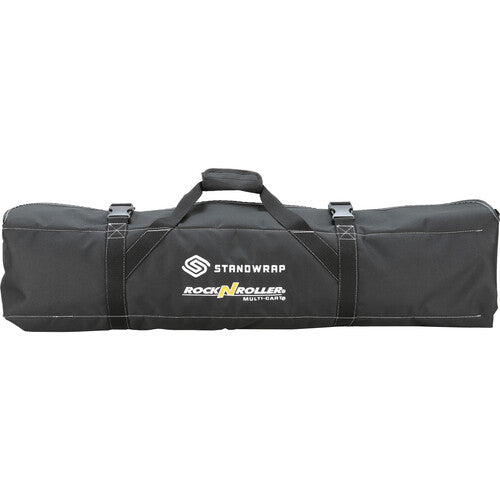 Rock-N-Roller RSA-SWSM StandWrap 4-Pocket Roll Up Accessory Bag (Black) - Small