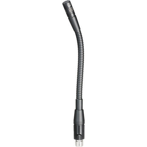 Audio-Technica ES931 Microphone col de cygne à condensateur cardioïde miniature avec TA3F - 6" (Noir)