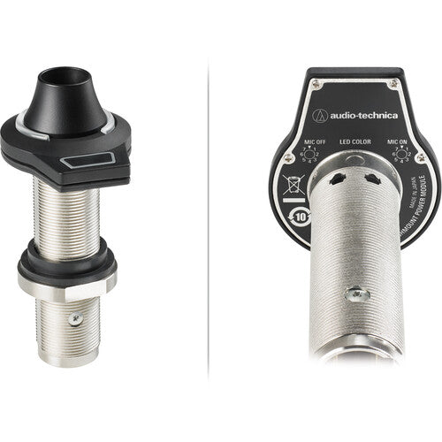 Audio-Technica ES925 MicroLine Micro à condensateur avec col de cygne, module d'alimentation encastré et XLR 5 broches - 4,9"