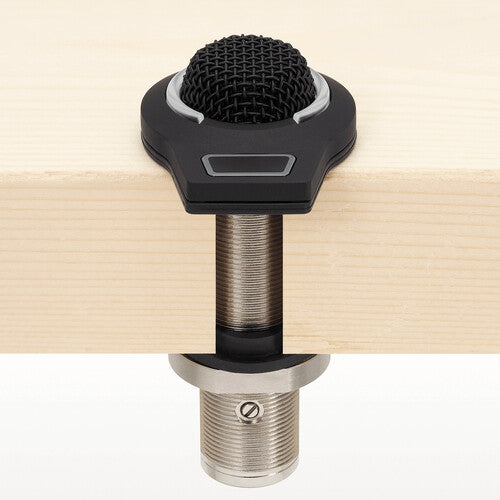 Audio-Technica ES945O/FM3 Microphone de surface à condensateur omnidirectionnel avec anneau LED et XLR 3 broches