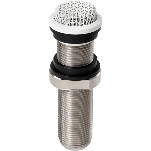 Audio-Technica ES945WO/TB3 Miniature Omnidirectional Condenser Boundary Microphone w/TB3-to-XLR Output (White)
