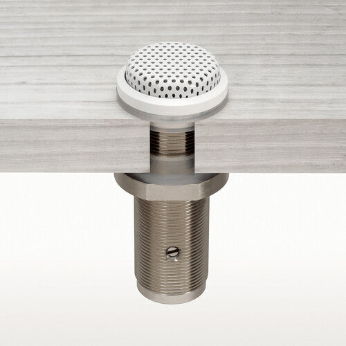 Audio-Technica ES945WO/XLR Microphone de surface à condensateur omnidirectionnel résistant à l'eau avec sortie XLR (Blanc)