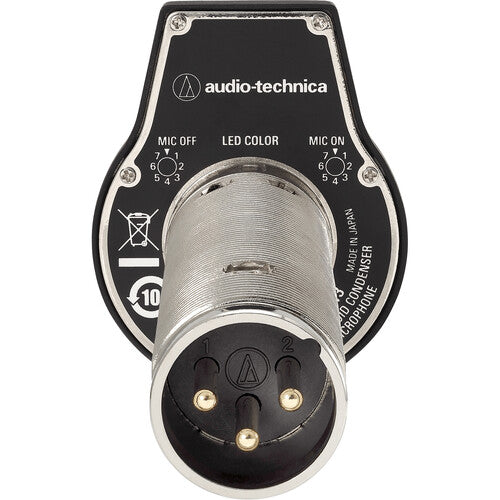 Audio-Technica ES947C/FM3 Microphone de surface à condensateur cardioïde avec sortie XLR 3 broches et sourdine locale