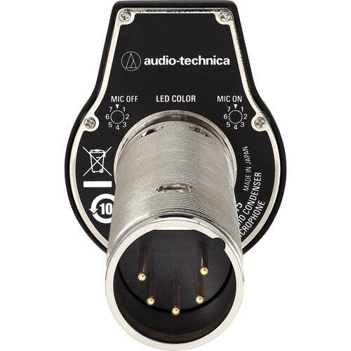 Audio-Technica ES947C/FM5 Microphone de surface à condensateur cardioïde avec sortie XLR 5 broches et sourdine locale