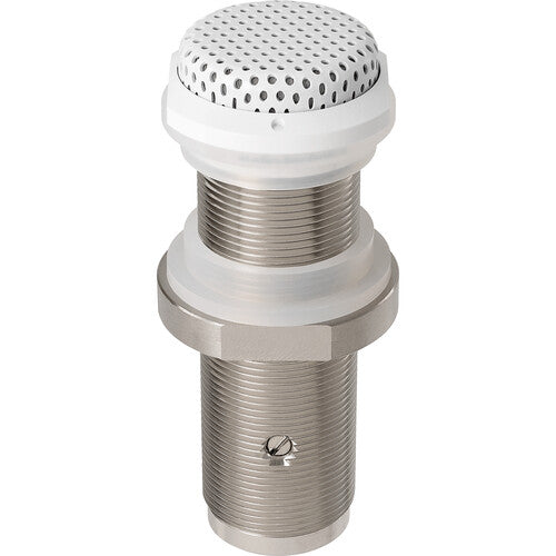 Audio-Technica ES947WC/XLR Microphone de surface à condensateur cardioïde résistant à l'eau avec sortie XLR (Blanc)