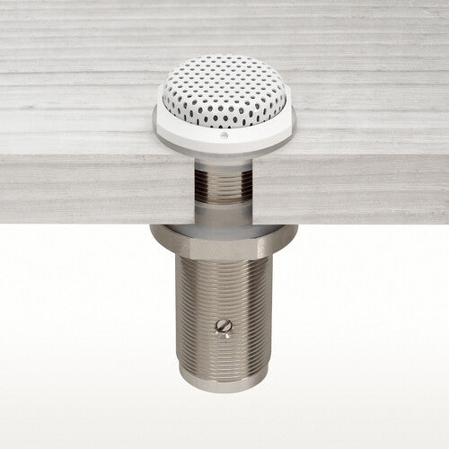 Audio-Technica ES947WC/XLR Water-resistant Cardioid Condenser Boundary Microphone w/XLR Output (White)