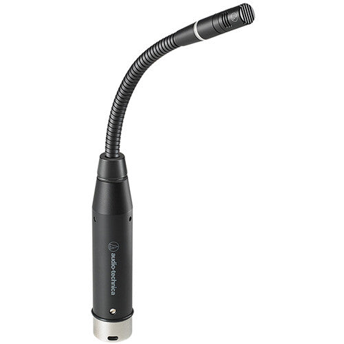 Audio-Technica ES925 Microphone à condensateur hypercardioïde avec col de cygne et module d'alimentation XLR - 4,9"