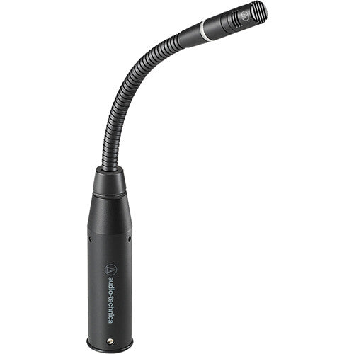 Audio-Technica ES925 Microphone à condensateur hypercardioïde avec col de cygne et module d'alimentation XLR - 4,9"