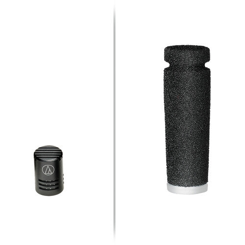 Audio-Technica ES925 Microphone à condensateur cardioïde avec col de cygne, module d'alimentation sur pied de bureau et câble sans terminaison - 4,9"