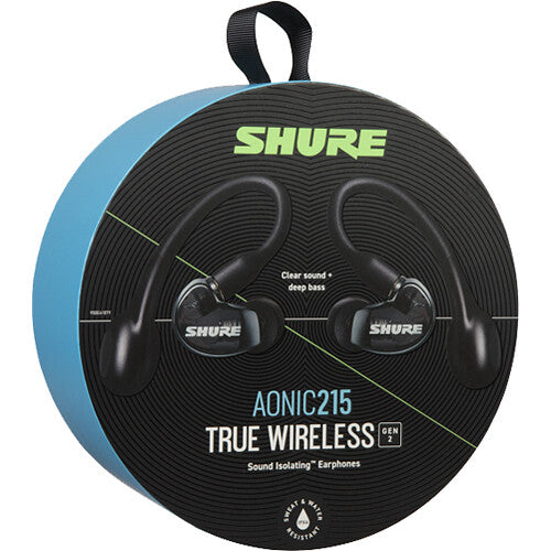 Shure AONIC 215 GEN 2 Wireless In-Ear Headphones (Black)