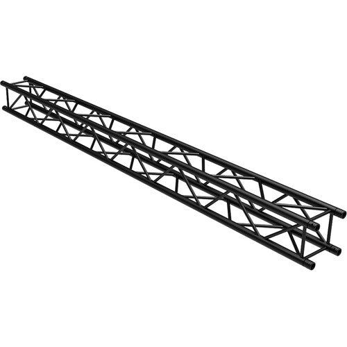 Global Truss F34-SQ-4115 Segment carré droit pour ferme carrée F34 (noir mat) - 11,5'