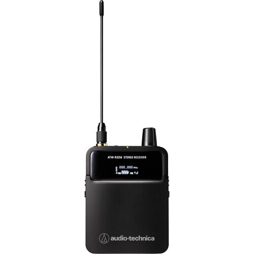 Audio-Technica ATW-3250 Wireless Stereo Bodypack Receiver w/ATH-E40 Earphones (DF2: 470 to 607 MHz)