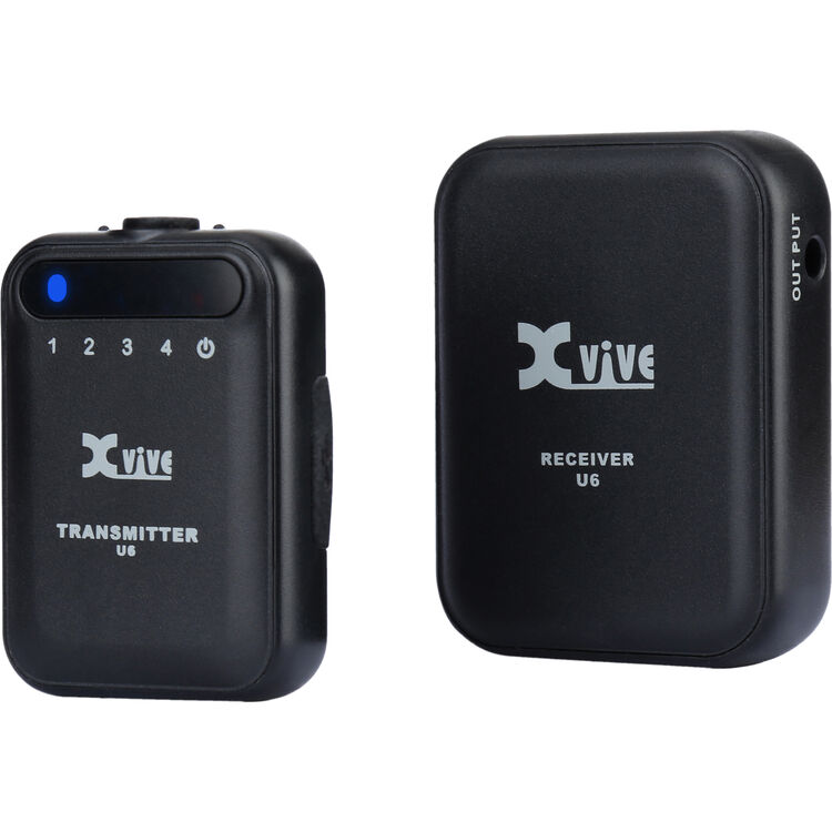 Xvive U6 Compact Digital Wireless Microphone System for Cameras and Smartphones (2.4 GHz)