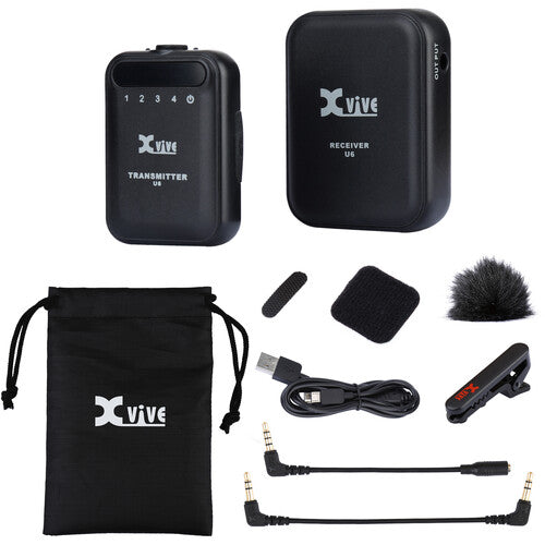 Xvive U6 Compact Digital Wireless System sans caméras et smartphones (2,4 GHz)