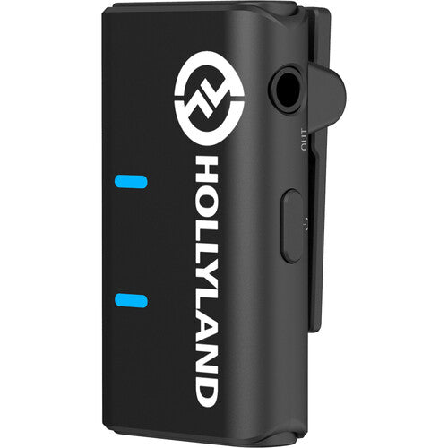 Hollyland LARK M1 SOLO Système de microphone sans fil (2,4 GHz, Noir)