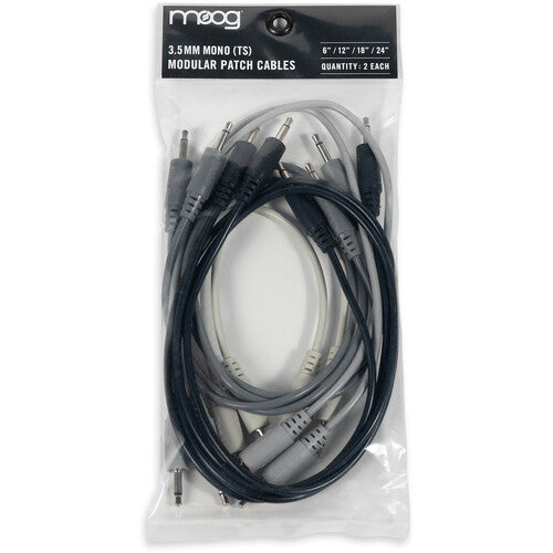 Moog RES-CABLE-SET-14 Pack de câbles de brassage 3,5 mm - Paquet de 8