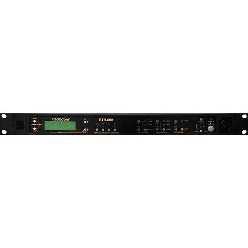 Station de base d'interphone sans fil synthétisée UHF RTS BTR-800 à 2 canaux avec prise casque A5F (HE)