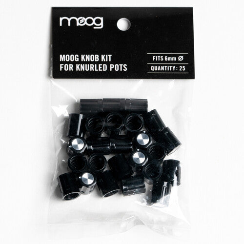 Moog RES-KNOB-KIT-01 Knob Kit for Knurled Pots (25-Pack)