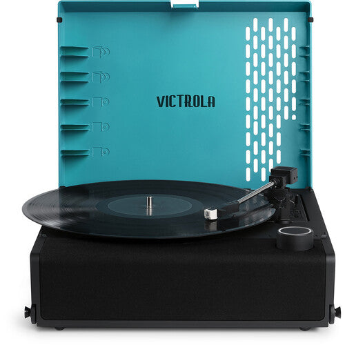 Victrola VSC-750SB-BLU Revolution GO Portable Turntable (Blue)