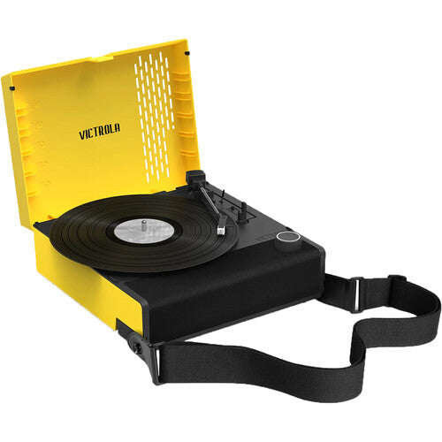 Victrola VSC-750SB-YEL Revolution GO Portable Turntable (Yellow)