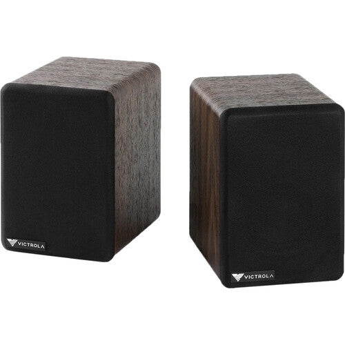 VICTROLA VPM-254-ESP Moniteur de bibliothèque Bluetooth active à 2 voies (Espresso)