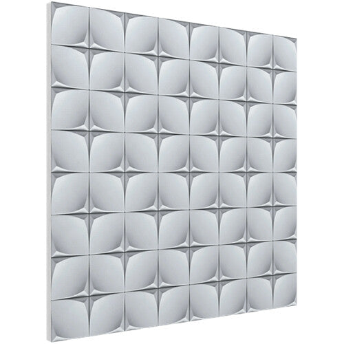 Vicoustic VICB02750 Panneau plat mur/plafond VMT avec motif 3D1 - Lot de 8 (blanc cassé)