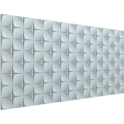Vicoustic VICB02753 Wall/Ceiling Flat Panel VMT w/Pattern 3D1 - 8 Pack (Off-White)