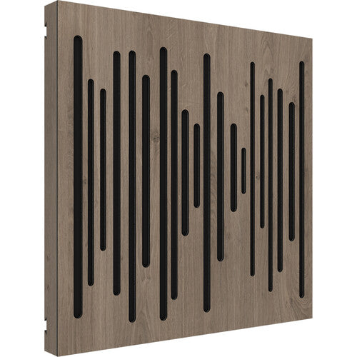 Vicoustic VICB04926 VicPattern Ultra Wavewood Absorption Panel - 9 Pack (Brown Oak)