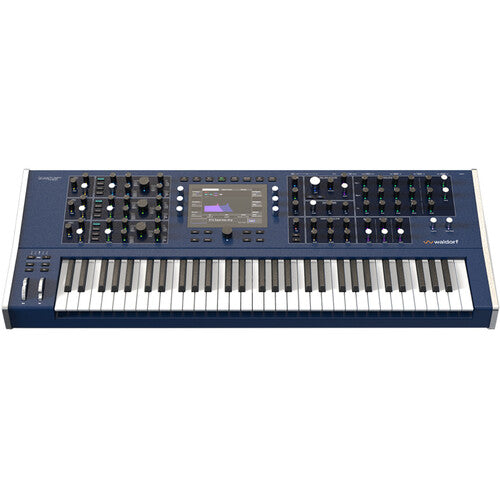 Waldorf QUANTUMMK2 16-Voice Analog/Digital Hybrid Synthesizer 61-Keys (Gray)