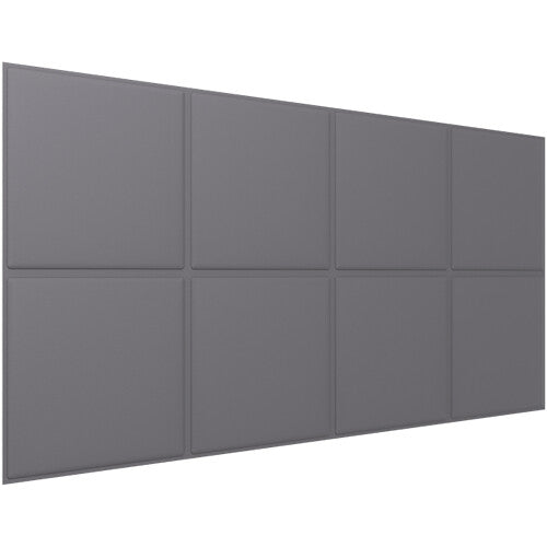 Vicoustic vicb04515 vicwallpaper vmt carré 30 - 8 pack (gris)